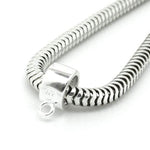 Chunky Sterling Silver Tube Bail For Fingerprint Jewellery - Little Fingers 'n' Toes
