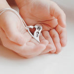 Handprint/Footprint Wavy Heart - Little Fingers 'n' Toes