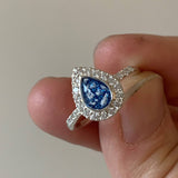 Memorial Ashes Teardrop Ring - Little Fingers 'n' Toes