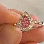 Memorial Ashes Teardrop Ring - Little Fingers 'n' Toes