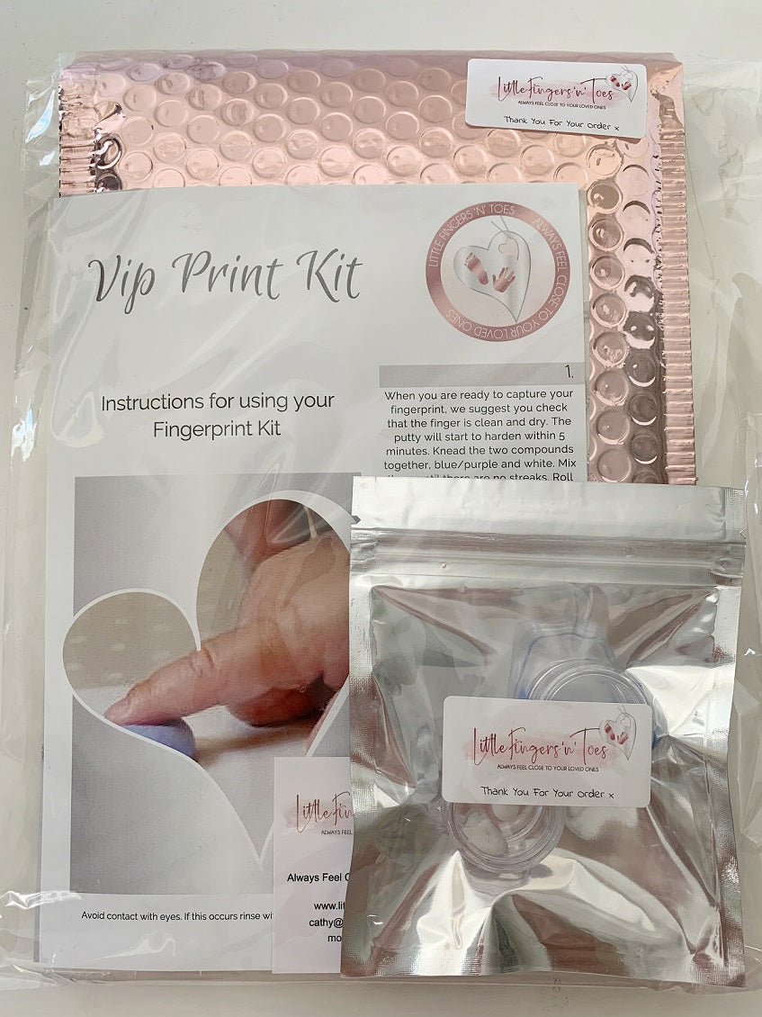 Fingerprint Capture Kit For Personalised Jewellery - Little Fingers 'n' Toes