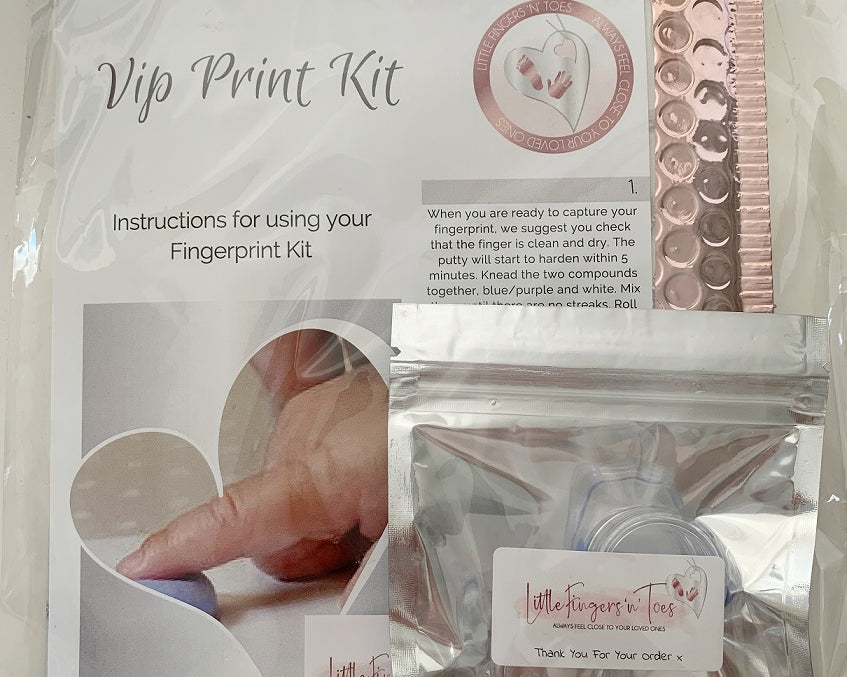 Fingerprint Capture Kit For Personalised Jewellery - Little Fingers 'n' Toes